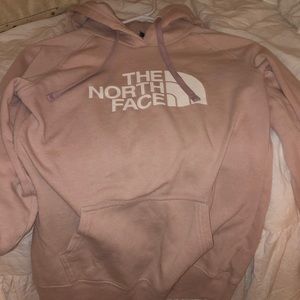 Light pink north face hoodie